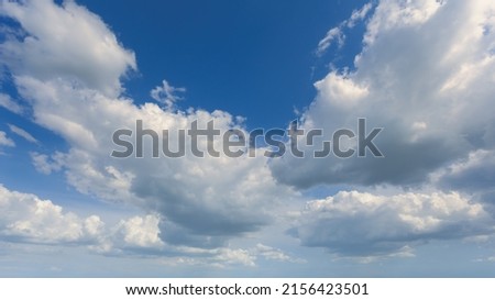Atmospheric bright cloud great for nature desktop background use or sky replacement for real estate photography with the sunlight and abstract shape.