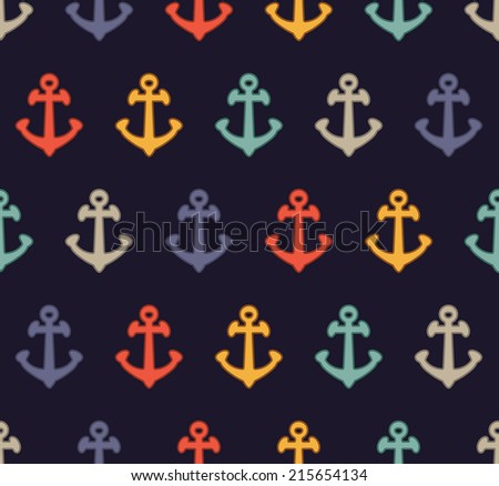 colorful anchor pattern