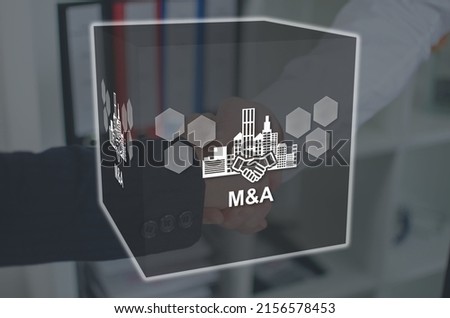 Ma concept illustrated by a picture on background
