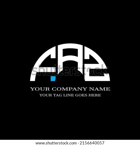 FAZ letter logo creative design with vector graphic