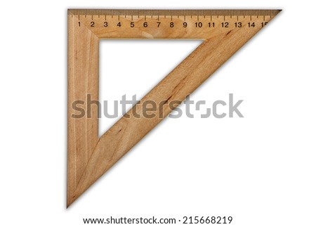 Wooden ruler 