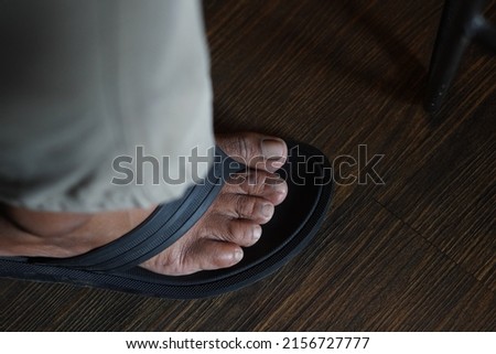 close up wrinkled feet photography