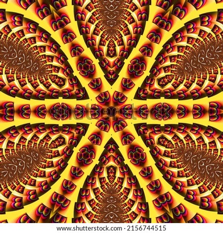 Abstract Computer generated Fractal design. Fractals are infinitely complex patterns that are self-similar across different scales. Great for cell phone wallpaper