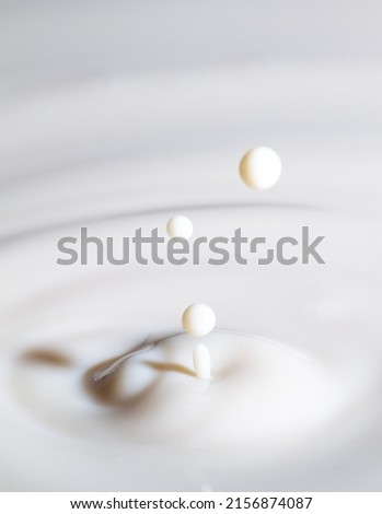 Milk drop texture,a wave after the drop of milk
