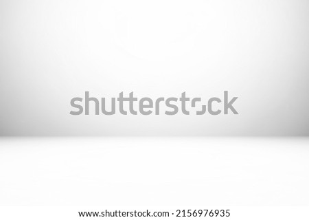 Empty white studio background. Design for displaying product. 