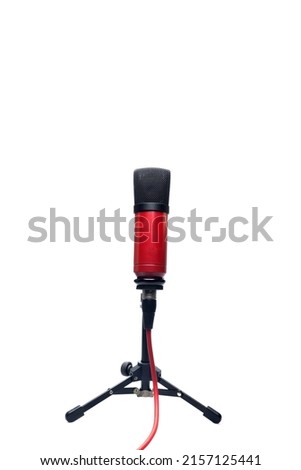 Profession Microphone isolated on white background
