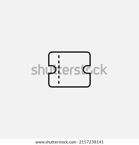 Voucher icon sign vector,Symbol, logo illustration for web and mobile