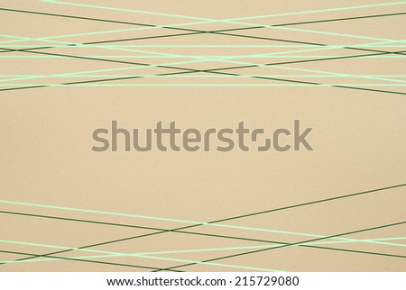graphic design on textured paper sheet