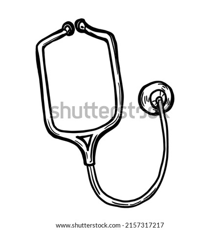stethoscope vector illustration isolated on white background