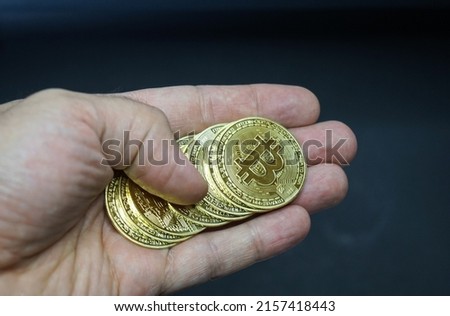 Bitcoin cryptocurrency coin digital money