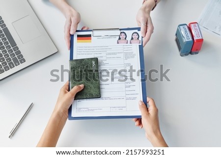 Applying For Visa To Germany Royalty-Free Stock Photo #2157593251