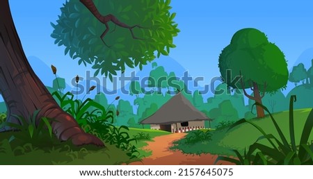 An ashram in the midst of a Jungle