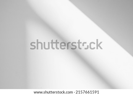 Gray shadow and light blur abstract background on white wall  from window.  Architecture stripe dark shadows indoor in room  background, monochrome, shadow overlay effect
 Royalty-Free Stock Photo #2157661591