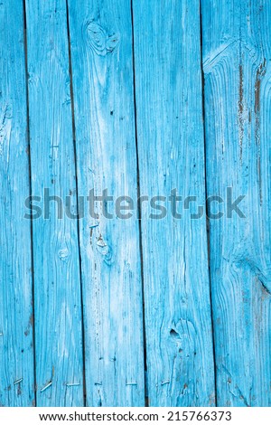 textutre of weathered blue wooden planks background