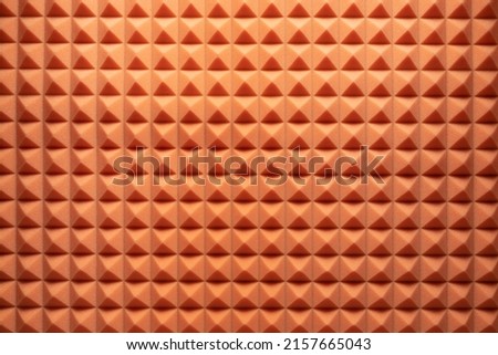 Acoustic foam panel background texture. Music equipment concept in record studio Royalty-Free Stock Photo #2157665043