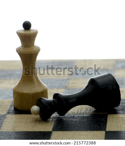Chess pieces - concept business.