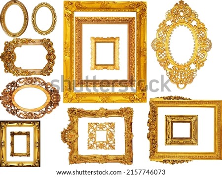 golden baroque and  ornament elements for print
 Royalty-Free Stock Photo #2157746073