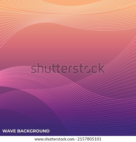 Modern Abstract wave Background Vector Illustration