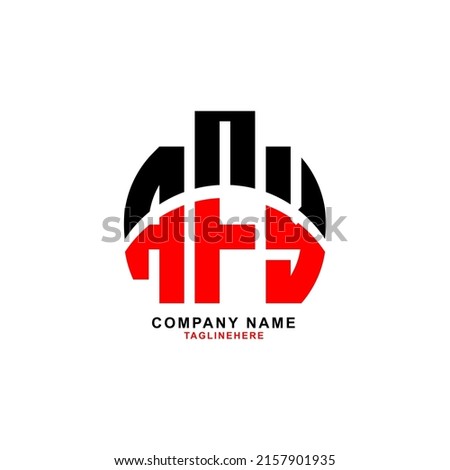 AFY Three letter logo design with white background