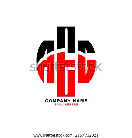 AEG Three letter logo design with white background