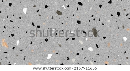 Terrazzo Marble Texture Background, Natural Italian Stone Marble Texture For Interior Exterior Home Decoration And Ceramic Wall Tiles And Floor Tiles Surface.