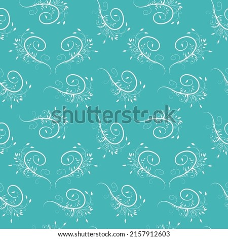 Vector floral seamless pattern background. For decorating wallpaper, bed linen, invitation cards, fabric, wrapping, wallpaper and paper. Decorative print.