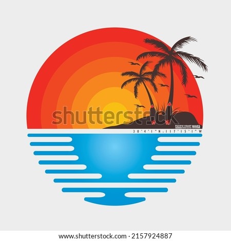summer vacation tee typography graphic design for print t shirt,vector illustration 
