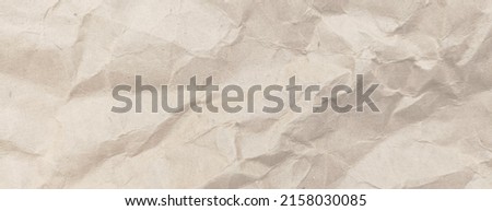 Crumpled paper crease texture background for various purposes. Wrinkled paper texture Royalty-Free Stock Photo #2158030085