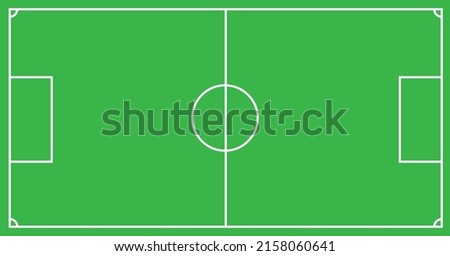  Football field, soccer field,green background