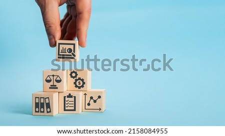 Examination and evaluation of the financial statements of an org Royalty-Free Stock Photo #2158084955