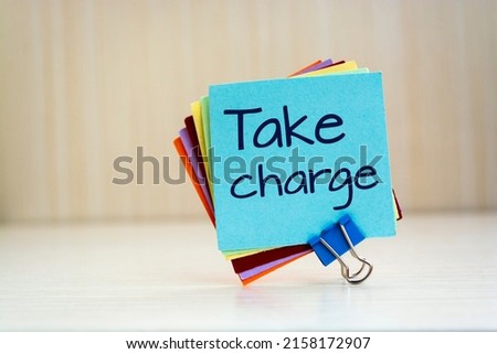 Take charge written reminders tickets