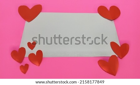 valentines greeting card. love greeting card. celebration for the heart. Happy Valentine's Day greeting banner in paper cut realistic style. Pink paper hearts like flowers or buds.