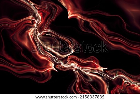 Vibrant swirl of paint splash in glowing colors 3d rendering. Abstract holographic liquid background texture