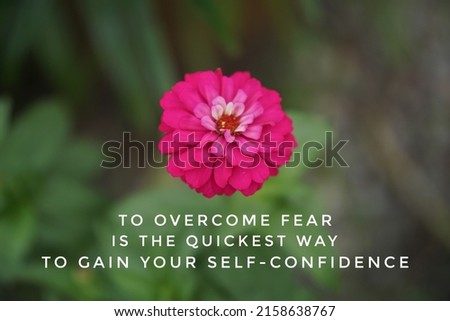 Inspirational life quotes on blurry background 