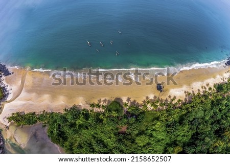 This is one of the most beautiful beach in Sierra Leone  Its called Bureh beach Royalty-Free Stock Photo #2158652507