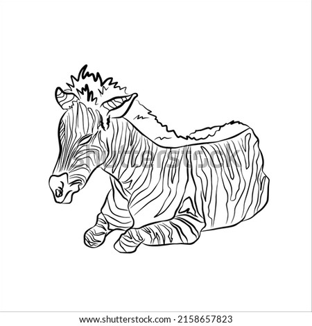 Illustration:Beautiful zebra line, used in general applications