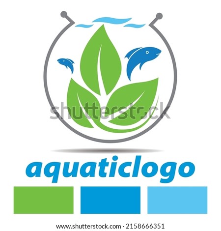 Logo Aquatic Aquascape Aquarium Natural