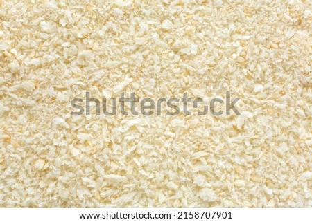 Texture background of Japanese bread crumbs,Panko for breading Royalty-Free Stock Photo #2158707901