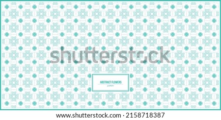 abstract pattern of colorful flowers and dots