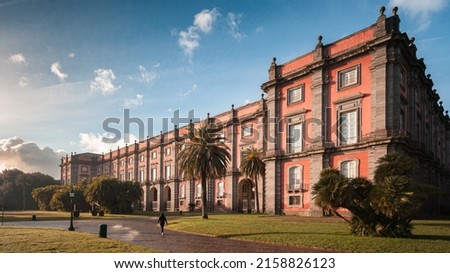 View of the Royal Palace of Capodimonte, Naples, Italy. Royalty-Free Stock Photo #2158826123