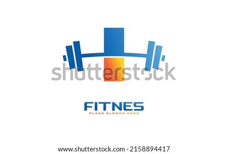 I logo gym vector for identity company. initial letter fitness template vector illustration for your brand.