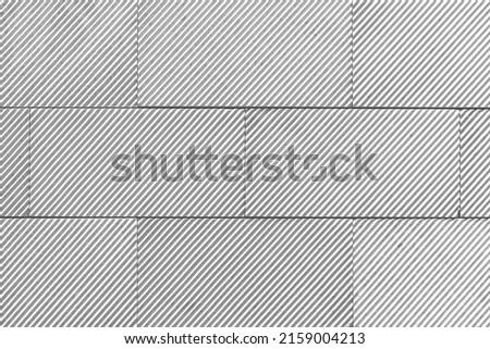 Brick block exterior wall with white streaks pattern and background seamless
