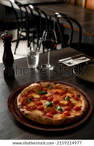 Pizza rustic authentic Italian style 