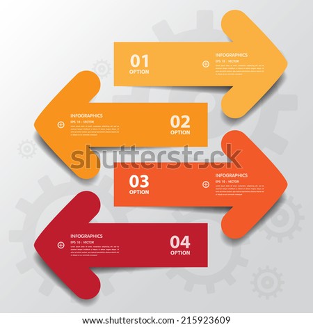 Design flat shadow arrow banners /graphic or website .Vector/EPS10