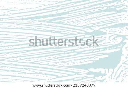 Grunge texture. Distress blue rough trace. Bold background. Noise dirty grunge texture. Exotic artistic surface. Vector illustration.