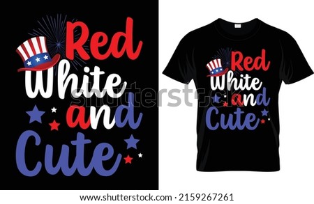 4th Of July T-shirt Design - American Independence Day T-shirt Design
