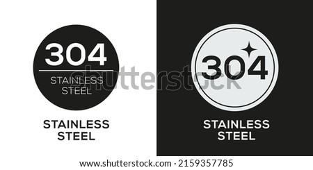 Creative (Stainless steel Grade 304) Icon, Vector sign. Royalty-Free Stock Photo #2159357785
