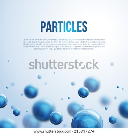 Abstract molecules design. Vector illustration. Atoms. Medical background for banner or flyer.
