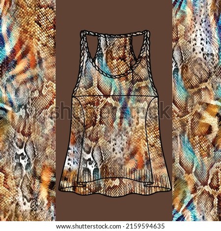 Snake skin pattern texture repeating seamless vector. Texture snake. Animal print, snake skins design textile