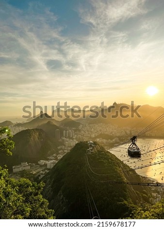 Rio de Janeiro wonderful city. The view of the main tourist spots in the city of Rio. Royalty-Free Stock Photo #2159678177